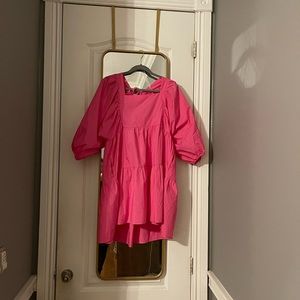 Women's Short Sleeve A-Line Dress